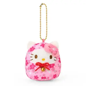 Мягкая плюшевая кукла Hello Kitty Cherry Blossom Daruma, высота 7 см Sanrio, hello kitty cherry blossom dharma