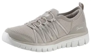 Кроссовки-слипоны Skechers "GRACEFUL-SOFT SOUL" с эффектом памяти, коричневый