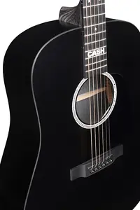 Новая гитара Martin DX Johnny Cash в цвете Jett Black, идет с мягким футляром и доставкой!