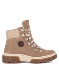 Ботильоны на плоской подошве Rieker, бежевый