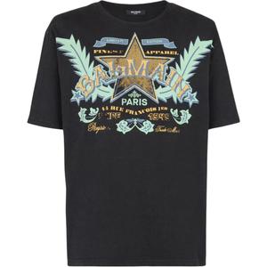 Западная футболка-кружка BALMAIN, черный