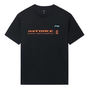 Футболка с рисунком тигра для бадминтона Li-Ning, черный