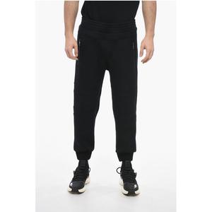 Неопреновые обтягивающие байкерские спортивные штаны Neil Barrett, Black