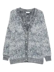 Кардиган с V-образным вырезом Rabanne, синий