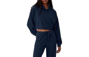 Свитшот женский Alo Yoga, синий/темно-синий