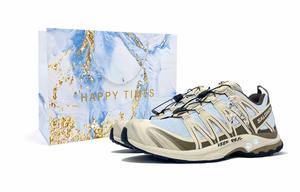 Кроссовки для трейлраннинга XA PRO 3D Unisex низкие, устойчивые к истиранию, дышащие, Lime Gray SALOMON, серый