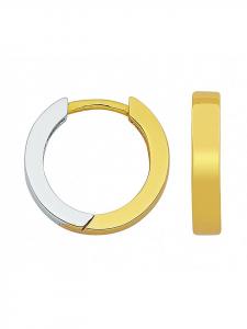 Adeliás Женские серьги-кольца из серебра 925 пробы / серьги-кольца, диаметр 11,6 мм