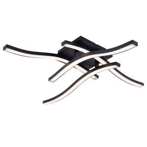 Светодиодный потолочный светильник Näve Onda III, алюминий/железо - 4-х световой