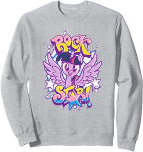 Толстовка My Little Pony: Friendship Is Magic Twilight Sparkle Rock!, серый