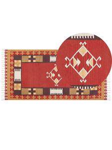 Beliani Килим Паракар, разноцветный/красный/коричневый - (Ш) 80 x (Д) 150 см