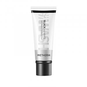 WETHERM Черно-белая очищающая пенка с мягкими гранулами и увлажняющим эффектом