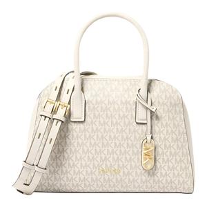 MICHAEL KORS Женская сумка через плечо из искусственной и натуральной кожи среднего размера ванильно-белого и молочно-белого цветов