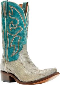 Мужские вестерн-сапоги Dan Post с экзотической змеиной кожей, с заостренным носком - Dps1117, серый