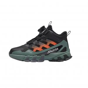 Antakids Высокие детские повседневные кроссовки Black/Diatom Green для детей 3-7 лет