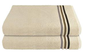 Полотенце для душа Schiess шт Skyline Color 2-teilig, 70x1x140 см, бежевый