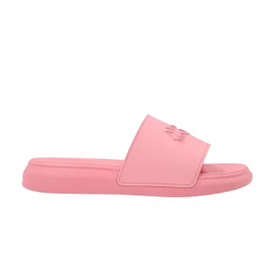 Шлепанцы Alexander McQueen Wmns Logo Slides, Pastel Pink