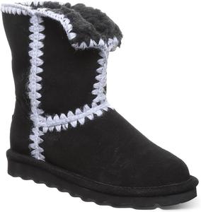 Женские ботинки BEARPAW Penelope | Модные женские ботинки | Женские ботинки без шнурков | Удобные зимние ботинки, Black