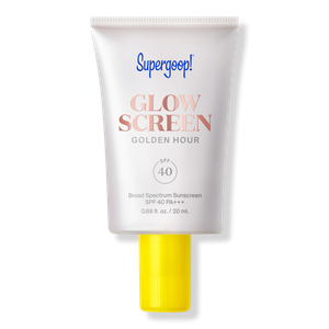 Mini Glowscreen SPF 40 Солнцезащитный крем с гиалуроновой кислотой и ниацинамидом Supergoop!, Golden Hour (bronze glow)