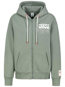 Eight2Nine Толстовка на молнии зеленого цвета