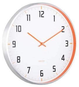Настенные часы Karlsson Wall, 40x40x40 см, оранжевый