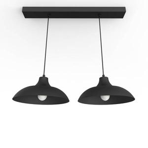 Подвесной светильник Lumicom Parigina, 30x30x30 см, черный