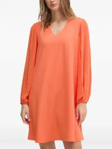 Мини-платье с V-образным вырезом Joseph Ribkoff, оранжевый