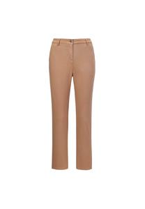 Короткий размер: спортивные брюки из хлопка эластичного качества. Goldner, цвет milchkaffee