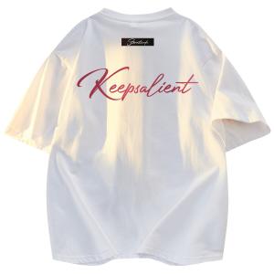 Футболка унисекс Ks, белый/зеленый