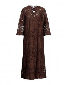 Платье миди 1-One, шоколадный