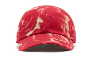 Хлопковая бейсболка унисекс красная Burberry