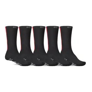 Носки Globe Stripe Hi crew 5 pairs, черный
