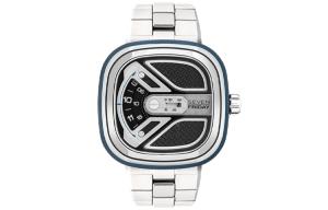 SEVENFRIDAY Часы M Collection Automatic Mechanical Movement Unisex Watch 47.6mm Silver Dial, Silver