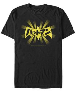 Мужская футболка с короткими рукавами и логотипом DC Batman Kanji Bat Fifth Sun, черный