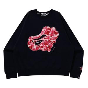 Толстовка BAPE ABC Camo Patch Relaxed Fit Crewneck, синий