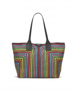 Сумка-тоут henriette crock KARL LAGERFELD PARIS, цвет Black Multi