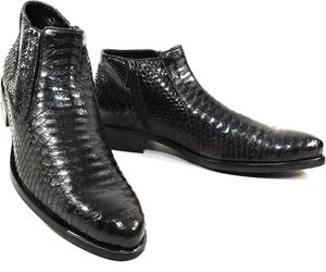 Мужские кожаные ботинки Baldinini Special Pattern, черные