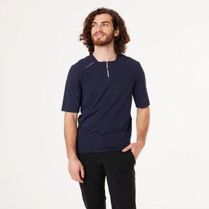 Велосипедное джерси мужское Decathlon ST500 влагоотводящее свободного кроя L, синий