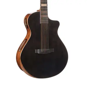 Акустико-электрогитара Cort Masterpiece Series Modern Black - Trans Black Gloss