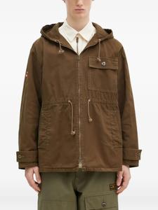 Куртка с капюшоном и принтом «утка» от Human Made, зеленый