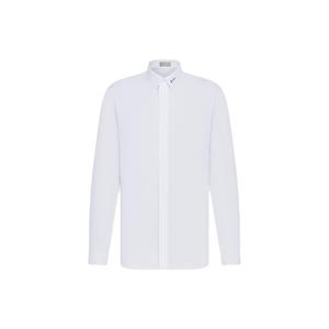 Облегающая рубашка с длинными рукавами DIOR, белый