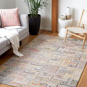 SAFAVIEH Metro Collection ковер 92 x 153 см ручной работы GreyRust MET551F для прихожей, гостиной, фойе, спальни