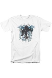 Футболка с коротким рукавом для взрослых Batman Arkham Knight I Know Gildan, белый