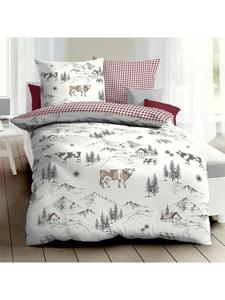 Постельное белье Traumschlaf Allgäu, красный