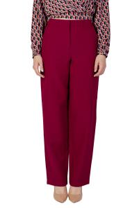 Брюки женские VILA широкого кроя, бордовый