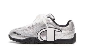 Винтажные гоночные кроссовки с низким верхом, устойчивые к истиранию, детские кроссовки для скейтбординга Champion Kids, серебряный