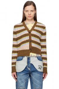 Эксклюзивный кардиган SSENSE цвета хаки Kelly Andersson Bell