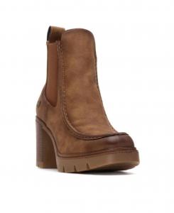 Женские ботильоны челси на каблуке XTI, Camel