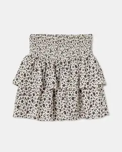 Детская юбка с двойной оборкой Kids El Corte Inglés, белый