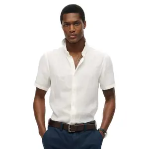 Рубашка с коротким рукавом Superdry Vacation Linen, белый