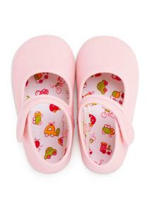 Балетки с ремешком на щиколотке MERCEDITAS LONA SUELA FINA TIRA ADHERENTE Pisamonas, светло-розовый